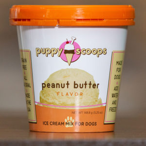 Peanut Butter Ice Cream for Dogs