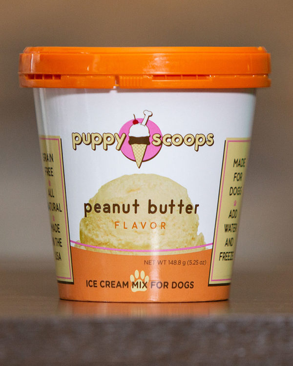 Peanut Butter Ice Cream for Dogs