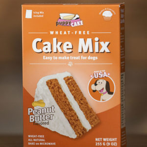 puppy cake mix peanut putter